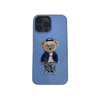 SANTA BARBARA iPhone 13 Pro Max Nerdy Bear Leather Cover